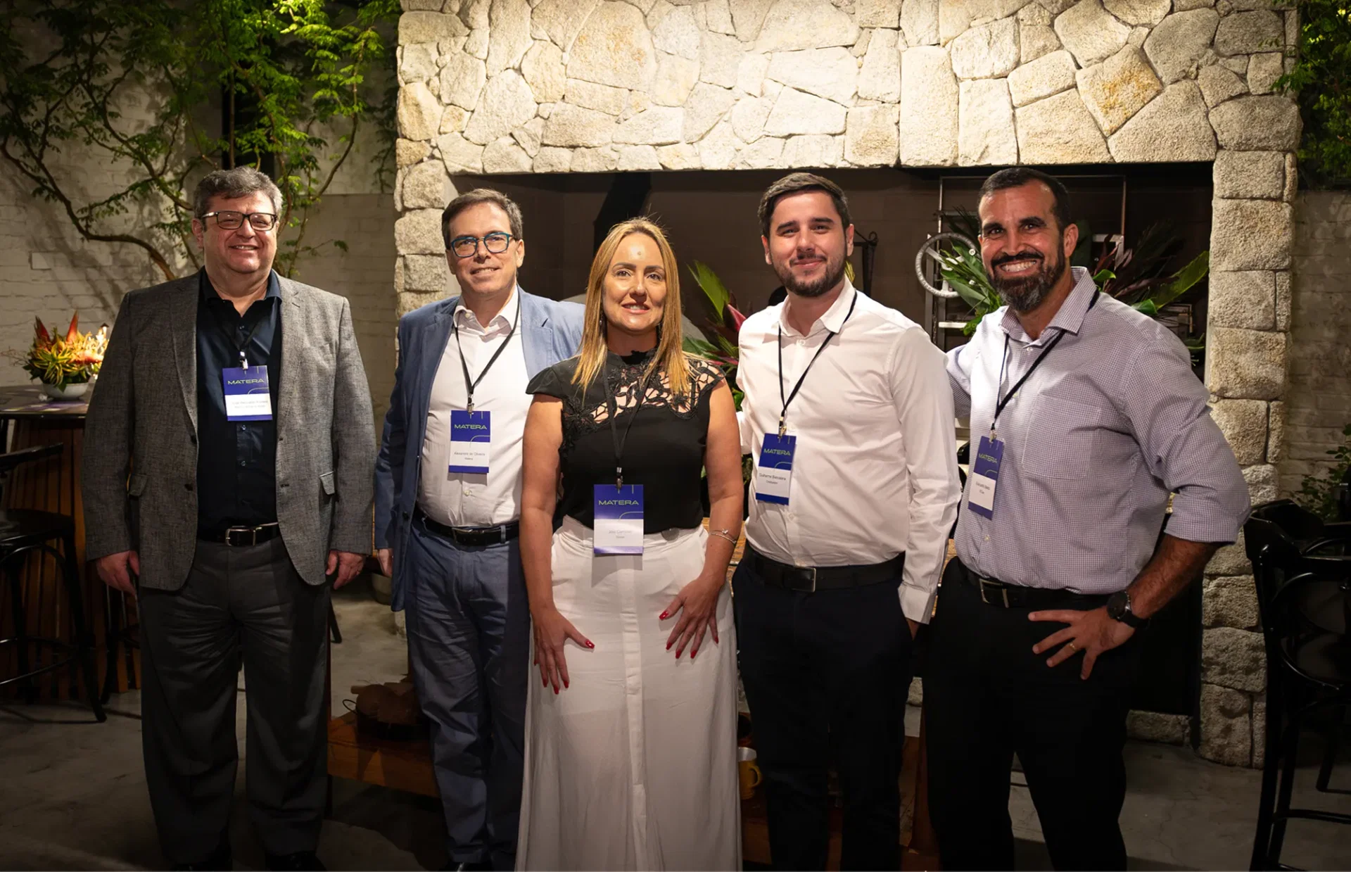 Matera Experience - Foto dos painelistas Giancarllo Melito, sócio da BTLaw, Guilherme Biancalana, gerente de Riscos Integrados e Capital da Credsystem, José Reynaldo Furlani, chefe adjunto do Banco Central (BC) e Josi Cardoso, líder de Reporting BACEN da